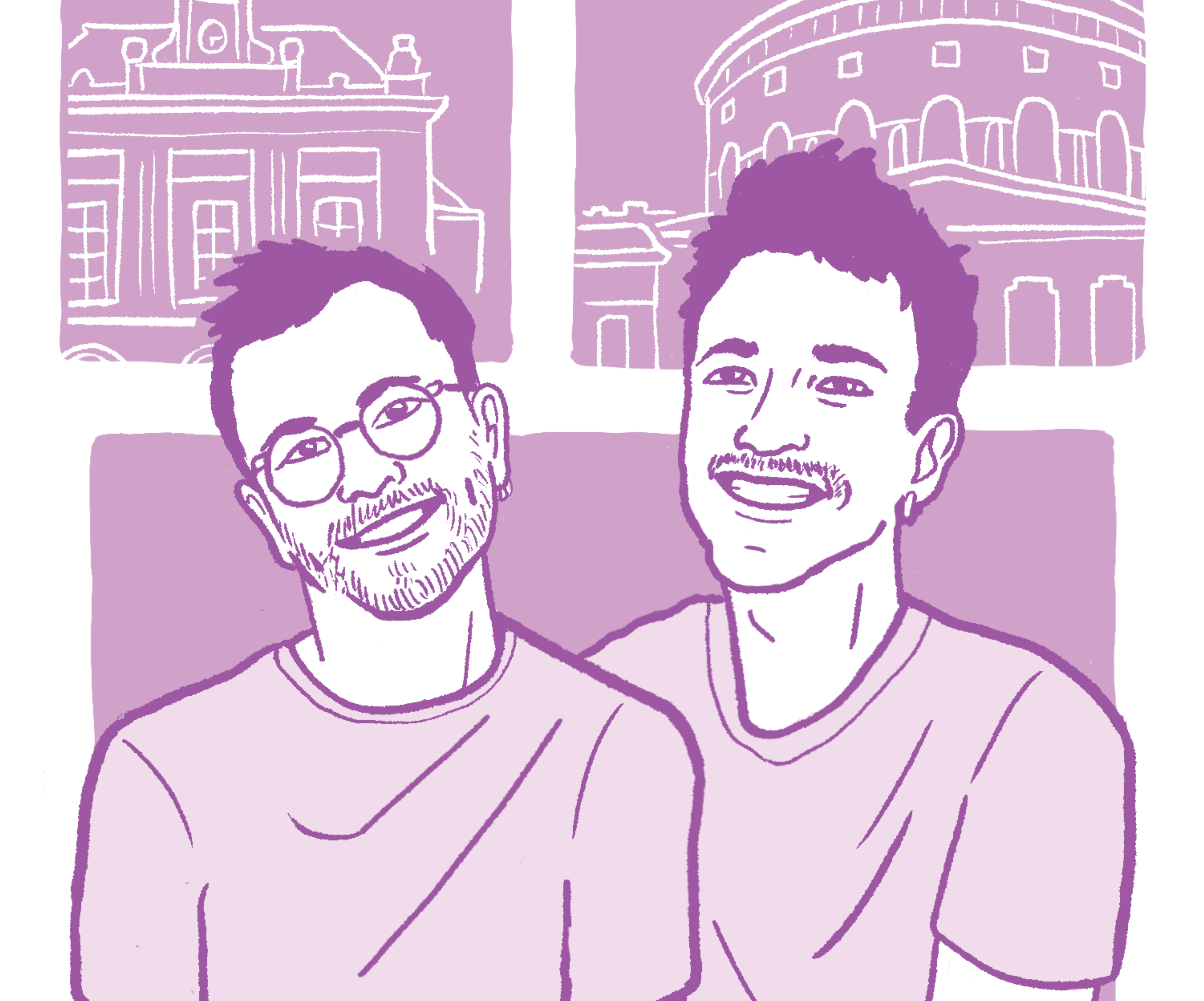 Josh & Olivier illustration